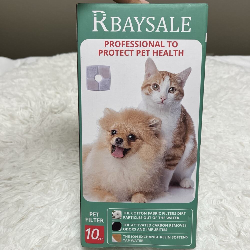 RBaysale Pet Water Fountain Filter with activated carbon